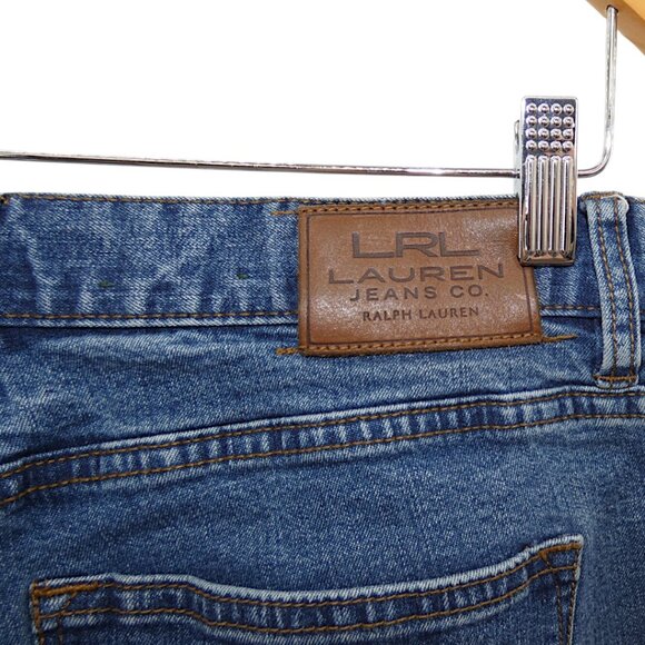 Lauren Ralph Lauren Classic Bootcut Jeans Blue Denim Size 6 Y2K Preppy Casual - Picture 5 of 9